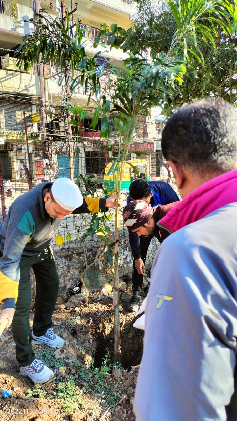 Green volunteers